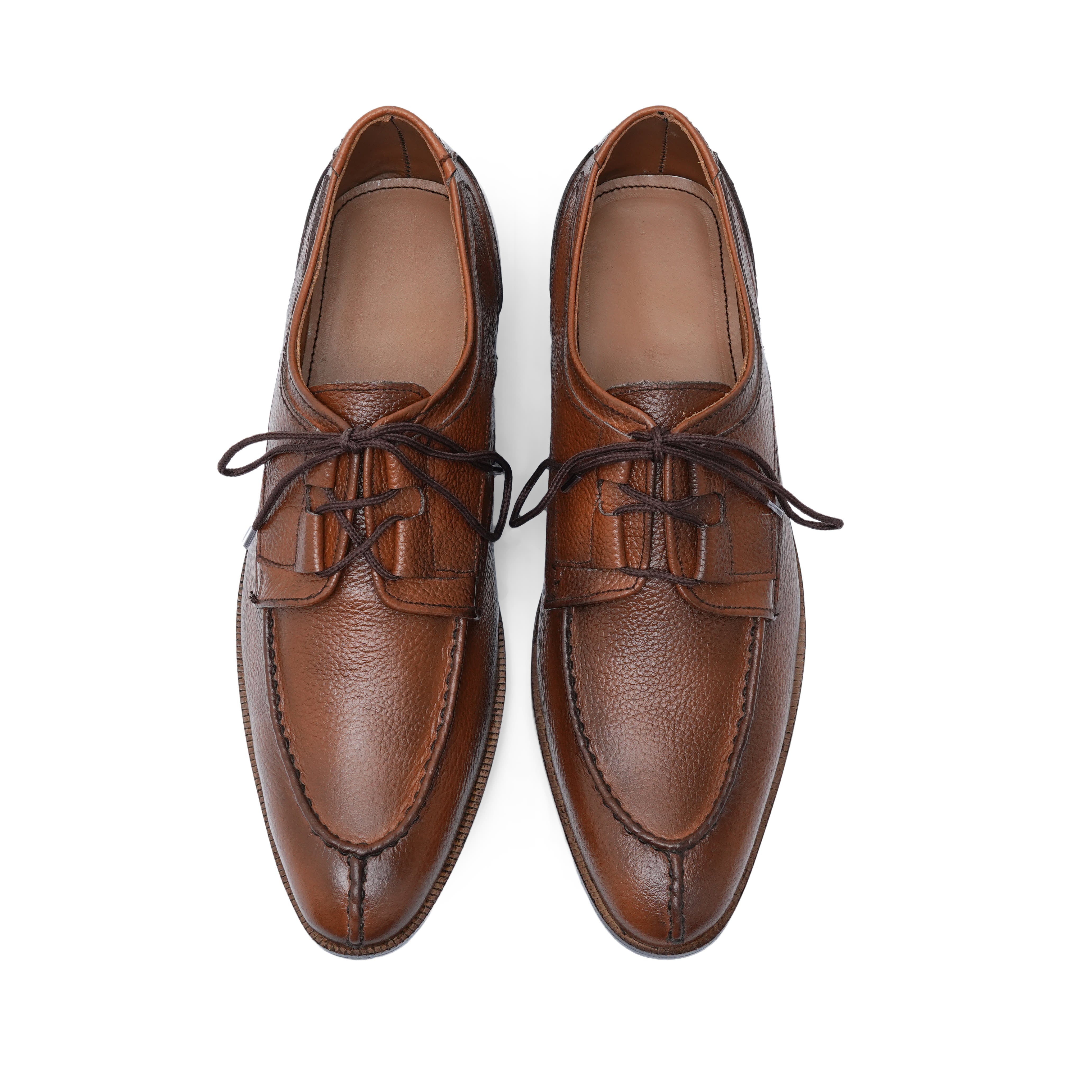 SPLIT-TOE HANDSTICHED OXFORD LIGHT BROWN