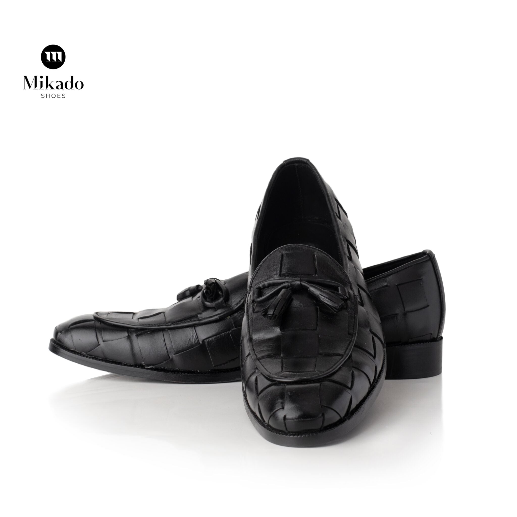 Mikado 4042-bk - Mikado Shoes High-quality handmade pure leather shoes for men – stylish, formal, and comfortable footwear by Mikado Shoes Pakistan