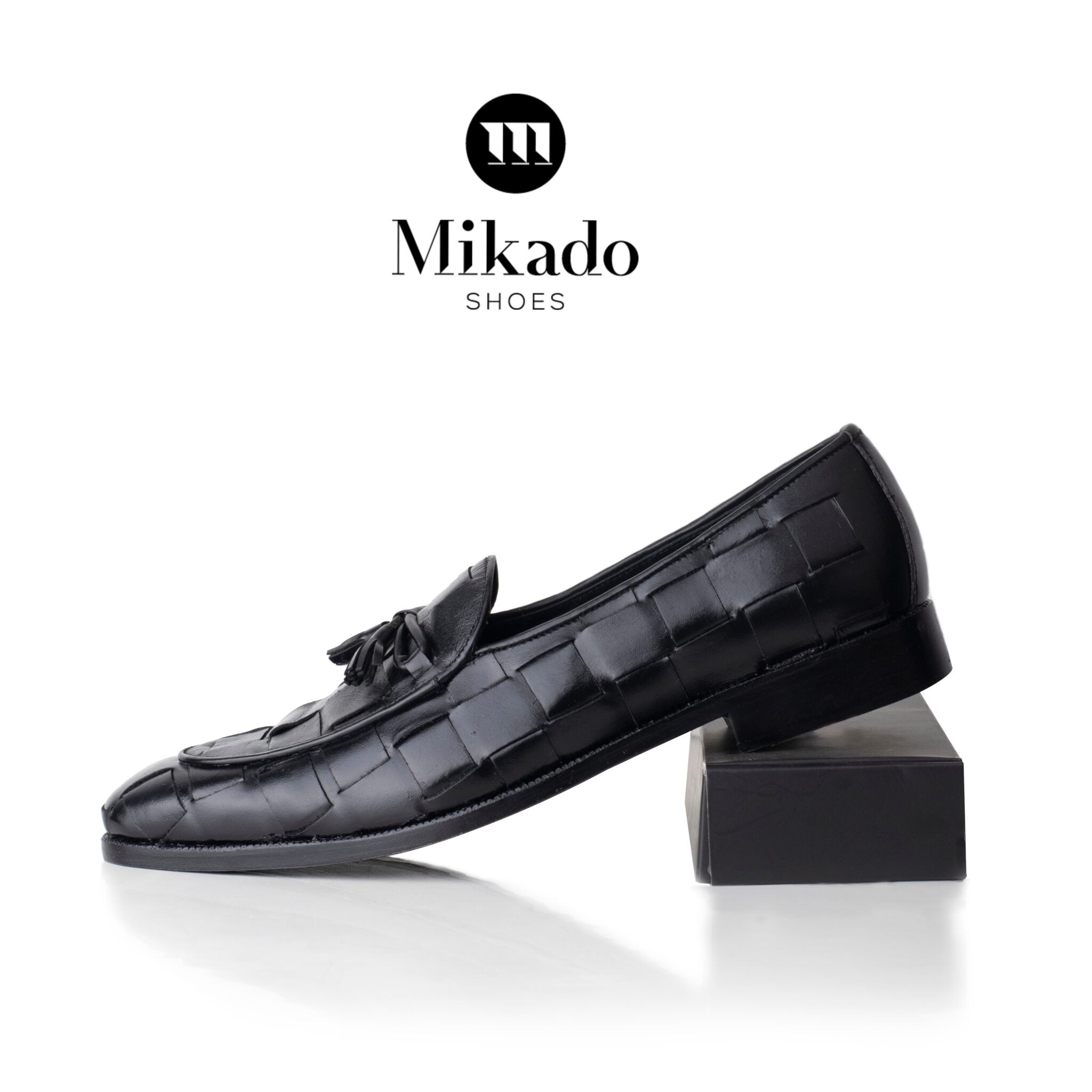 Mikado 4042-bk - Mikado Shoes High-quality handmade pure leather shoes for men – stylish, formal, and comfortable footwear by Mikado Shoes Pakistan